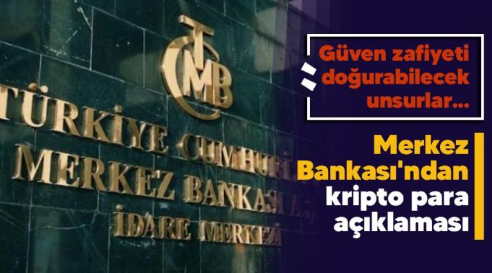 <Merkez Bankası’ndan kripto para açıklaması.....