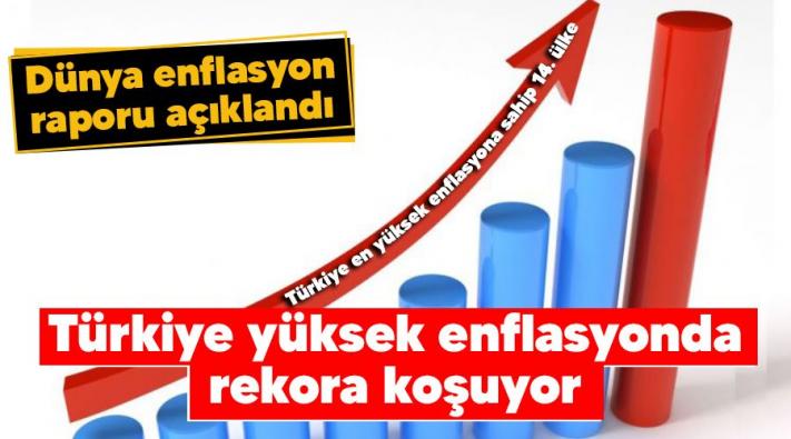 <Türkiye yüksek enflasyonda rekora koşuyor.....