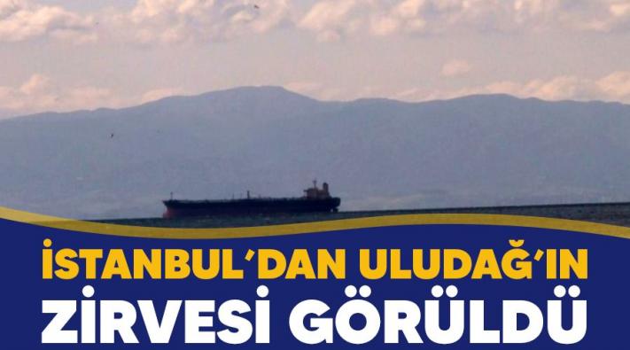 <İstanbul’dan Uludağ’ın zirvesi görüldü.....