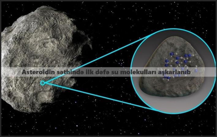 <Asteroidin səthində ilk dəfə su molekulları aşkarlanıb