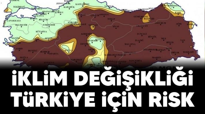 <İklim değişikliği Türkiye için risk.....