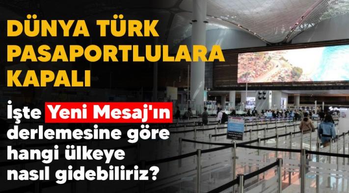 <Dünya Türk pasaportlulara kapalı.....