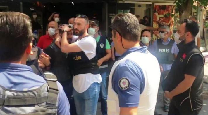 <HDP İzmir il binasına saldırı.....
