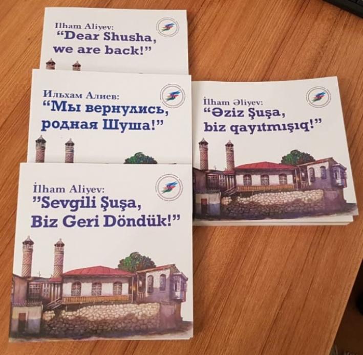 <“İlham Əliyev: Əziz Şuşa, biz qayıtmışıq!” kitabı 4 dildə çap olunub.....
