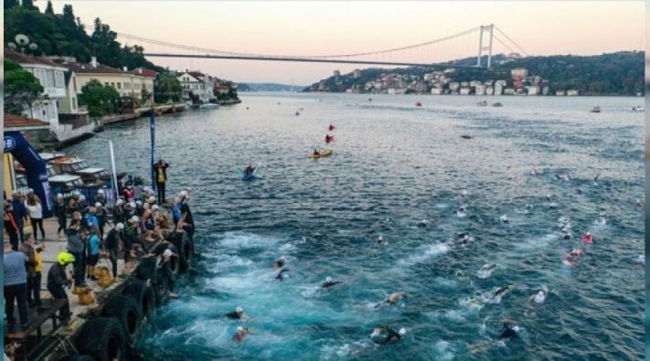 <İstanbul’da triatlon heyecanı.....