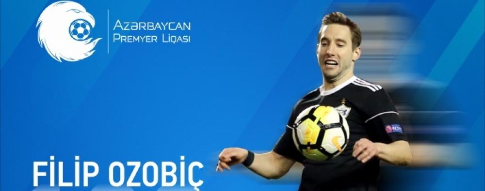 <“Qarabağ”ın futbolçusu Filip Ozobiç Premyer Liqada 100-cü oyununu keçirib.....