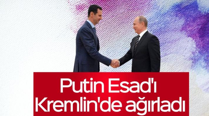 <Putin Esad’ı Kremlin’de ağırladı.....