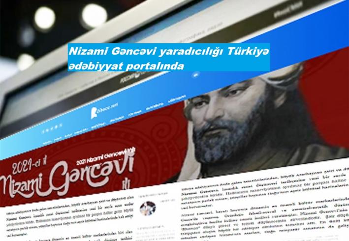 <Nizami Gəncəvi yaradıcılığı Türkiyə ədəbiyyat portalında.....