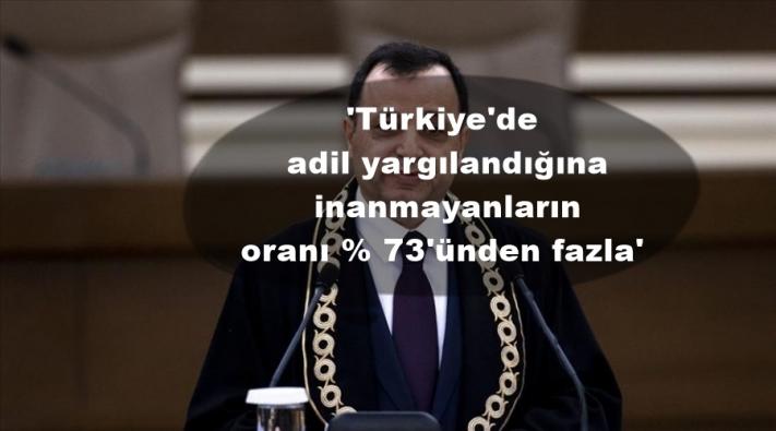 <’Türkiye’de adil yargılandığına inanmayanların oranı ‰ 73’ünden fazla’