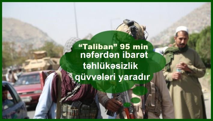 <“Taliban” 95 min nəfərdən ibarət təhlükəsizlik qüvvələri yaradır.....