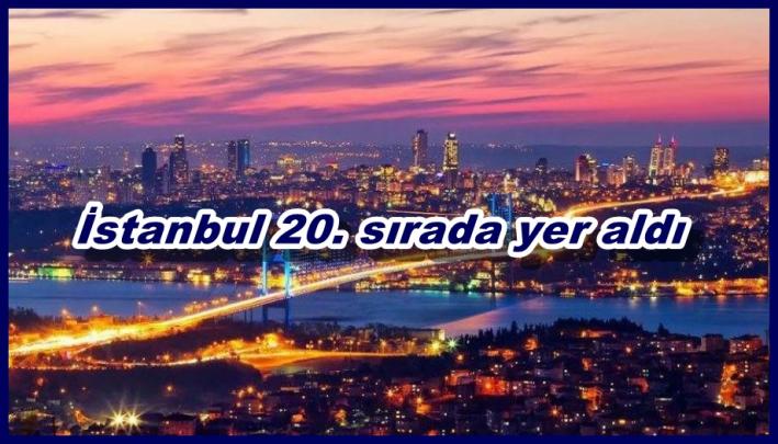 <İstanbul 20. sırada yer aldı.....