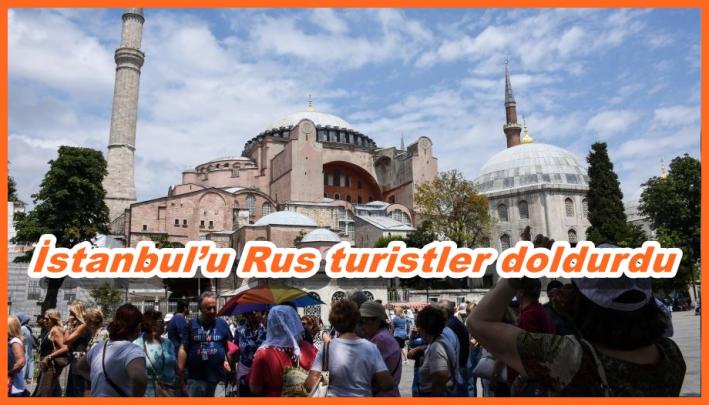 <İstanbul’u Rus turistler doldurdu.....
