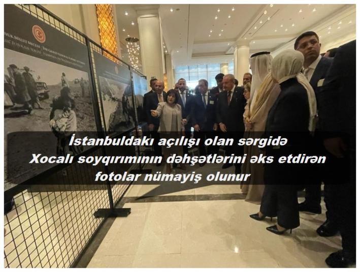 İstanbuldakı açılışı olan sərgidə Xocalı soyqırımının dəhşətlərini əks etdirən fotolar nümayiş olunur.....