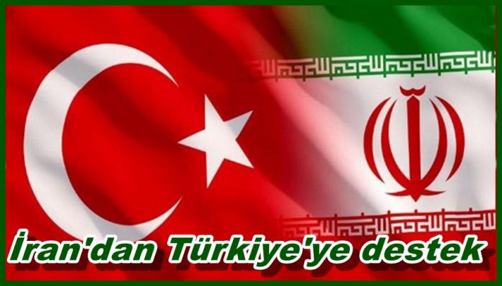 İran’dan Türkiye’ye destek.....