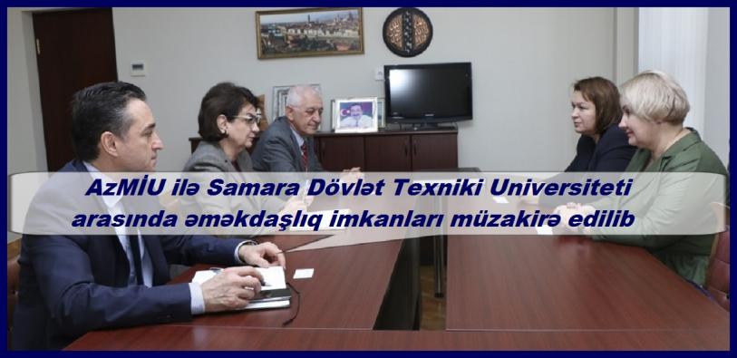 AzMİU ilə Samara Dövlət Texniki Universiteti arasında əməkdaşlıq imkanları müzakirə edilib......