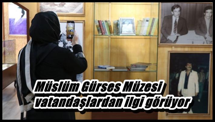 <Müslüm Gürses Müzesi vatandaşlardan ilgi görüyor.....