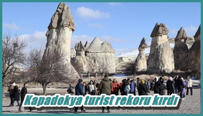 <Kapadokya turist rekoru kırdı.....