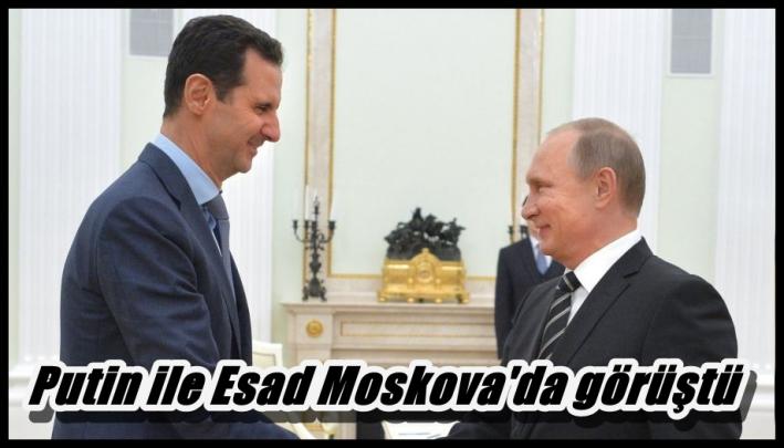 <Putin ile Esad Moskova’da görüştü.....