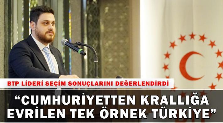 <“Cumhuriyetten krallığa evrilen tek örnek Türkiye”