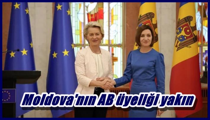 <Moldova’nın AB üyeliği yakın.....