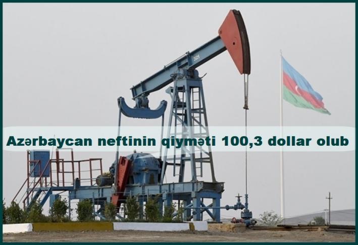Azərbaycan neftinin qiyməti 100,3 dollar olub.....