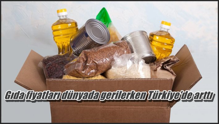 <Gıda fiyatları dünyada gerilerken Türkiye’de arttı