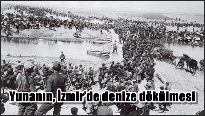 Yunanın, İzmir’de denize dökülmesi